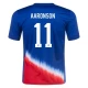 Aaronson #11 Nogometni Dresovi SAD Copa America 2024 Gostujući Dres Muški