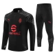 AC Milan Komplet Sweatshirt za Trening 2023-24 Crna