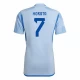 Alvaro Morata #7 Nogometni Dresovi Španjolska Svjetsko Prvenstvo 2022 Gostujući Dres Muški