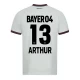 Arthur #13 Nogometni Dresovi Bayer 04 Leverkusen 2023-24 Gostujući Dres Muški