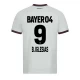 B. Iglesias #9 Nogometni Dresovi Bayer 04 Leverkusen 2023-24 Gostujući Dres Muški