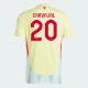 Carvajal #20 Nogometni Dresovi Španjolska UEFA Euro 2024 Gostujući Dres Muški