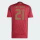 Castagne #21 Nogometni Dresovi Belgija UEFA Euro 2024 Domaći Dres Muški
