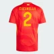 Cucurella #2 Nogometni Dresovi Španjolska UEFA Euro 2024 Domaći Dres Muški