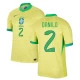 Danilo #2 Nogometni Dresovi Brazil Copa America 2024 Domaći Dres Muški