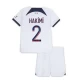 Dječji Achraf Hakimi #2 Nogometni Dresovi Paris Saint-Germain PSG 2023-24 Gostujući Dres (+ kratke hlače)
