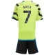 Dječji Bukayo Saka #7 Nogometni Dresovi Arsenal FC 2023-24 Gostujući Dres (+ kratke hlače)