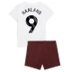 Dječji Erling Haaland #9 Nogometni Dresovi Manchester City 2023-24 Gostujući Dres (+ kratke hlače)