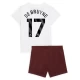 Dječji Kevin De Bruyne #17 Nogometni Dresovi Manchester City 2023-24 Gostujući Dres (+ kratke hlače)