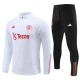 Dječji Manchester United Komplet Sweatshirt za Trening 2023-24 Bijela