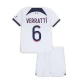 Dječji Marco Verratti #6 Nogometni Dresovi Paris Saint-Germain PSG 2023-24 Gostujući Dres (+ kratke hlače)