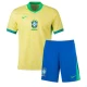 Dječji Nogometni Dresovi Brazil Copa America 2024 Domaći Dres (+ kratke hlače)