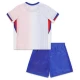 Dječji Nogometni Dresovi Francuska UEFA Euro 2024 Gostujući Dres (+ kratke hlače)