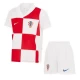 Dječji Nogometni Dresovi Hrvatska UEFA Euro 2024 Domaći Dres (+ kratke hlače)