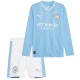 Dječji Nogometni Dresovi Manchester City 2023-24 Domaći Dres Dugi Rukav (+ kratke hlače)