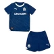 Dječji Nogometni Dresovi Olympique de Marseille 2023-24 Gostujući Dres (+ kratke hlače)