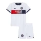 Dječji Nogometni Dresovi Paris Saint-Germain PSG 2023-24 Gostujući Dres (+ kratke hlače)