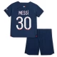 Dječji Nogometni Dresovi Paris Saint-Germain PSG Lionel Messi #30 2023-24 Domaći Dres (+ kratke hlače)
