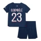 Dječji Nogometni Dresovi Paris Saint-Germain PSG Ousmane Dembélé #23 2023-24 Domaći Dres (+ kratke hlače)