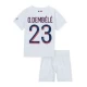 Dječji Ousmane Dembélé #23 Nogometni Dresovi Paris Saint-Germain PSG 2023-24 Gostujući Dres (+ kratke hlače)