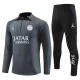 Dječji Paris Saint-Germain PSG Komplet Sweatshirt za Trening 2023-24 Dark Siva