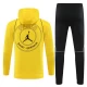 Dječji Paris Saint-Germain PSG Komplet Sweatshirt za Trening 2023-24 Hoodie Žuti