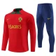 Dječji Portugal Komplet Sweatshirt za Trening 2023-24 Crvena