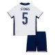 Dječji Stones #5 Nogometni Dresovi Engleska UEFA Euro 2024 Domaći Dres (+ kratke hlače)