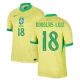 Douglas Luiz #18 Nogometni Dresovi Brazil Copa America 2024 Domaći Dres Muški