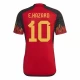 Eden Hazard #10 Nogometni Dresovi Belgija Svjetsko Prvenstvo 2022 Domaći Dres Muški