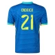 Endrick #21 Nogometni Dresovi Brazil Copa America 2024 Gostujući Dres Muški