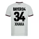 Granit Xhaka #34 Nogometni Dresovi Bayer 04 Leverkusen 2023-24 Gostujući Dres Muški