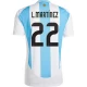 L. Martinez #22 Nogometni Dresovi Argentina Copa America 2024 Domaći Dres Muški