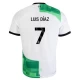 Luis Diaz #7 Nogometni Dresovi Liverpool FC 2023-24 Gostujući Dres Muški