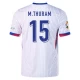 M. Thuram #15 Nogometni Dresovi Francuska UEFA Euro 2024 Gostujući Dres Muški