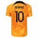 Memphis Depay #10 Nogometni Dresovi Nizozemska Svjetsko Prvenstvo 2022 Domaći Dres Muški