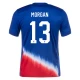 Morgan #13 Nogometni Dresovi SAD Copa America 2024 Gostujući Dres Muški