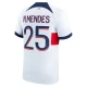 N.Mendes #25 Nogometni Dresovi Paris Saint-Germain PSG 2023-24 Gostujući Dres Muški