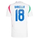 Nicolo Barella #18 Nogometni Dresovi Italija UEFA Euro 2024 Gostujući Dres Muški