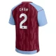 Nogometni Dresovi Aston Villa Cash #2 2023-24 Domaći Dres Muški