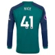 Nogometni Dresovi Declan Rice #41 Arsenal FC 2023-24 Rezervni Dres Muški Dugi Rukav