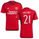 Nogometni Dresovi Manchester United Antony #21 2023-24 UCL Domaći Dres Muški