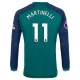 Nogometni Dresovi Martinelli #11 Arsenal FC 2023-24 Rezervni Dres Muški Dugi Rukav