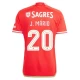 Nogometni Dresovi SL Benfica J. Mario #20 2023-24 UCL Domaći Dres Muški