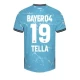 Nogometni Dresovi Tella #19 Bayer 04 Leverkusen 2023-24 Rezervni Dres Muški
