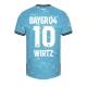 Nogometni Dresovi Wirtz #10 Bayer 04 Leverkusen 2023-24 Rezervni Dres Muški