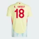 O. Sancet #18 Nogometni Dresovi Španjolska UEFA Euro 2024 Gostujući Dres Muški