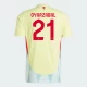 Oyarzabal #21 Nogometni Dresovi Španjolska UEFA Euro 2024 Gostujući Dres Muški