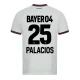 Palacios #25 Nogometni Dresovi Bayer 04 Leverkusen 2023-24 Gostujući Dres Muški