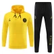 Paris Saint-Germain PSG Komplet Sweatshirt za Trening 2023-24 Hoodie Žuti